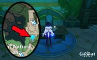 This is where Genshin Impact players can access the room with Unfinished Story (Image via HoYoverse)